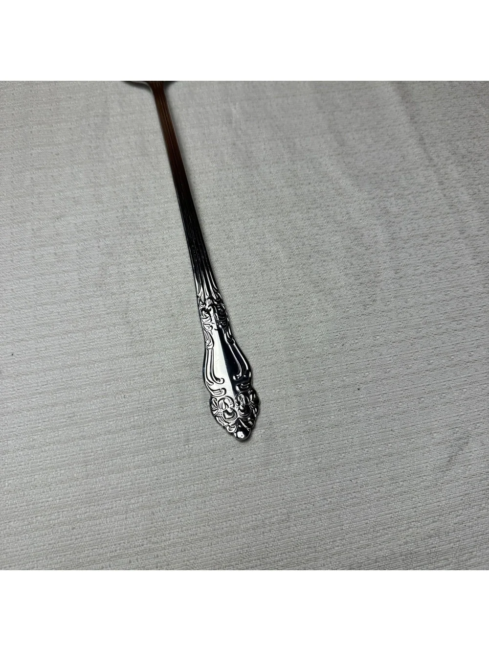 Reed & Barton Richmond Hill I Stainless Pierced Serving Salad Spoon 18/10
